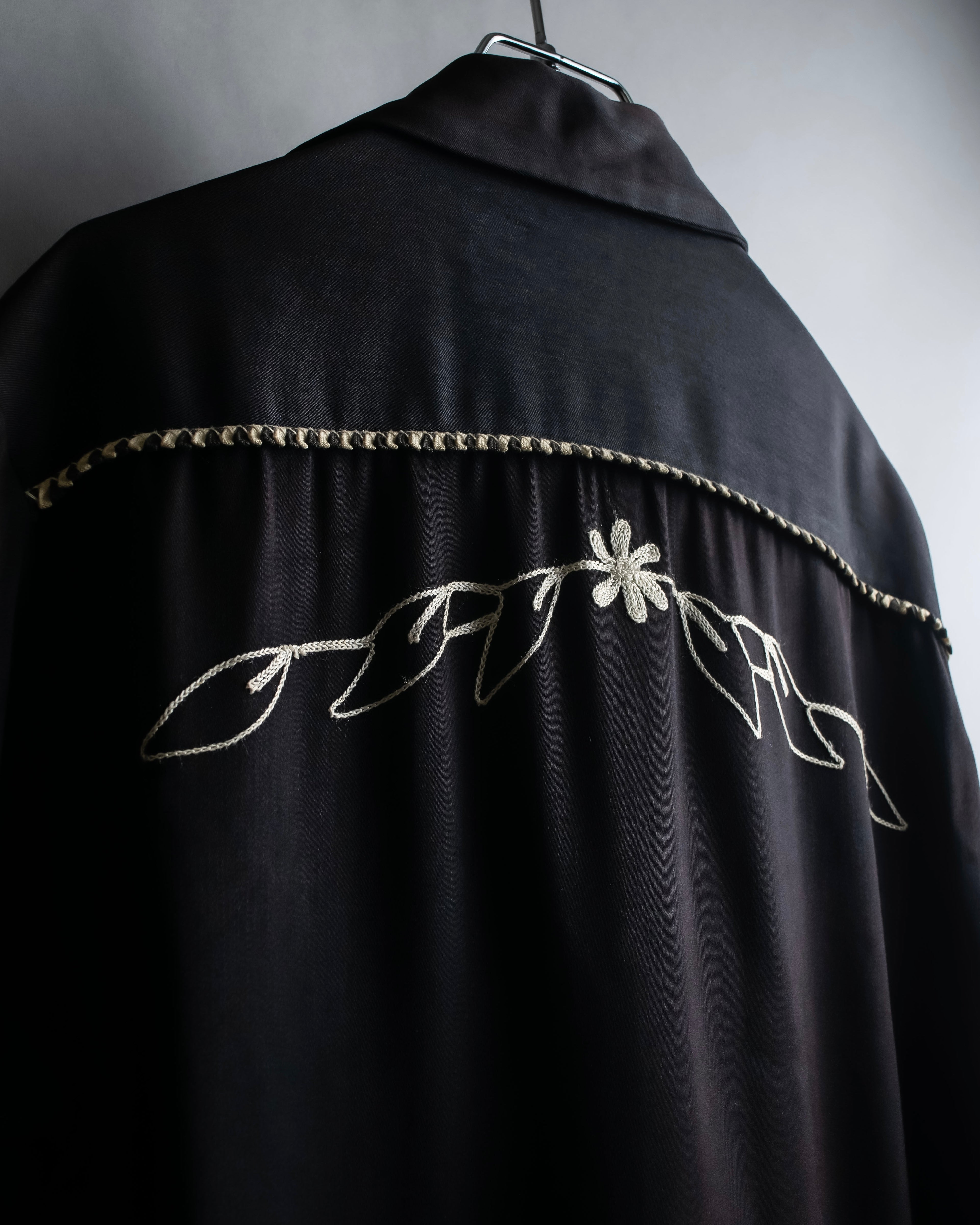 "Vintage Western detail shirt jacket"