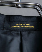 Vintage geometric check oversized tailored jacket