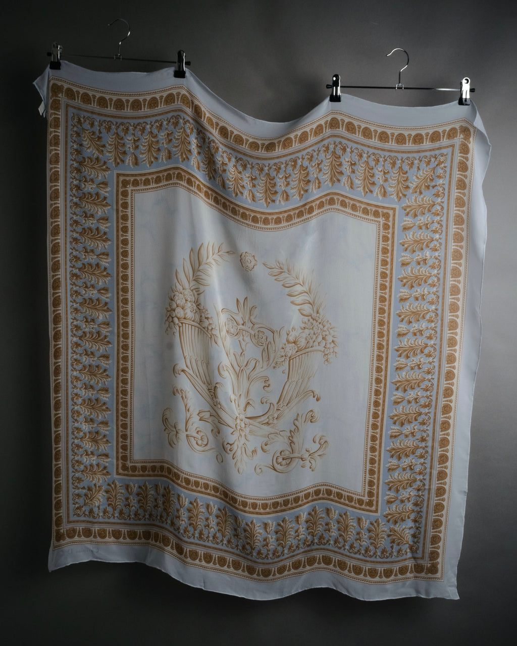 “Christian Dior” 80’s-90’s Classical cornucopia silk scarf