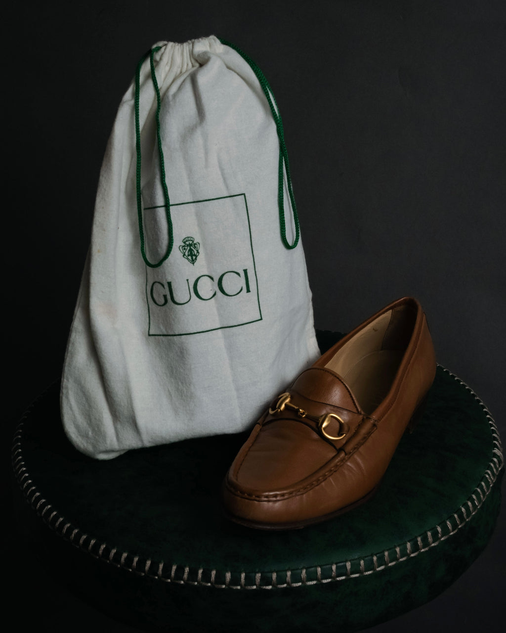 “GUCCI” 1980’s-1990’s Horsebit leather loafers