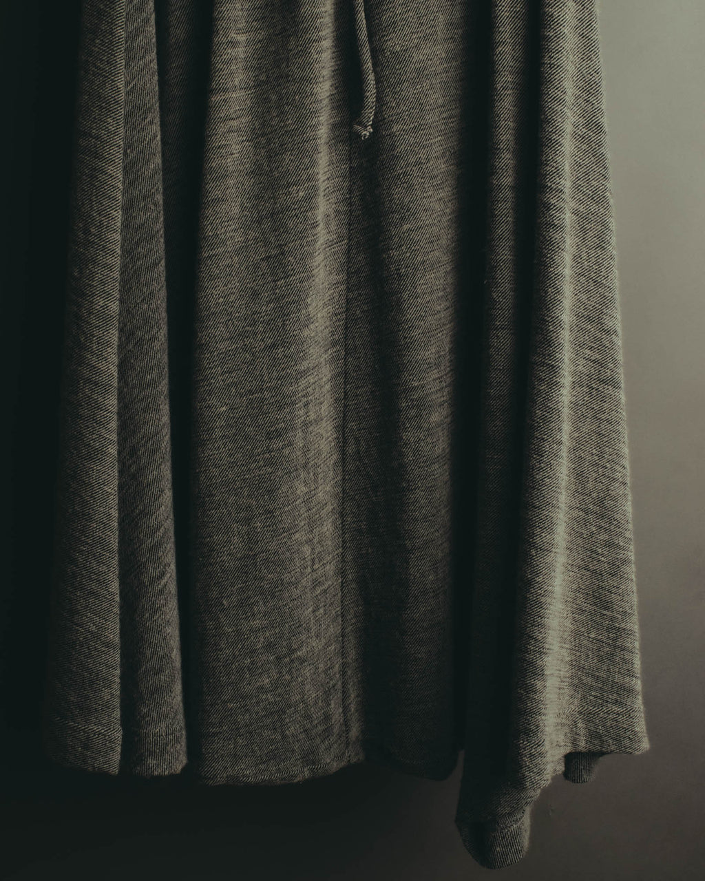 “Y’s” 09SS  Textured jersey drawstring long skirt