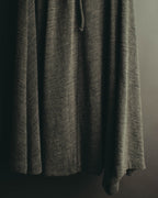 “Y’s” 09SS  Textured jersey drawstring long skirt