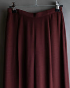 "JEAN PAUL GAULTIER" Beautiful drape burgundy wide slacks
