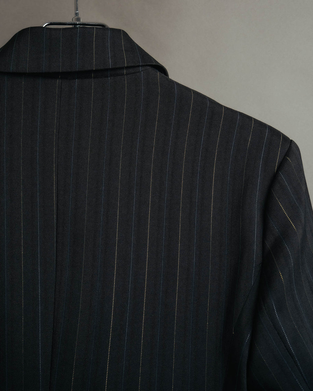 -SPECIAL-“SAINT LAURENT” 18's- Modern pinstripe double breasted jacket