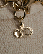 “Christian Dior” 90’s Crystal knot rope necklace