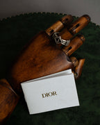 "Christian Dior" Buffalo design silver ring