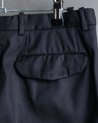 "JIL SANDER" Oversized tailored jacket＆tapered slacks shadow stripe pattern set up