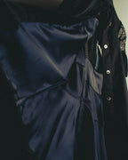 "sacai" 10's Layered lace-panel shirt blouse