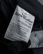 "Acne Studios" Button fly design wide straight slacks