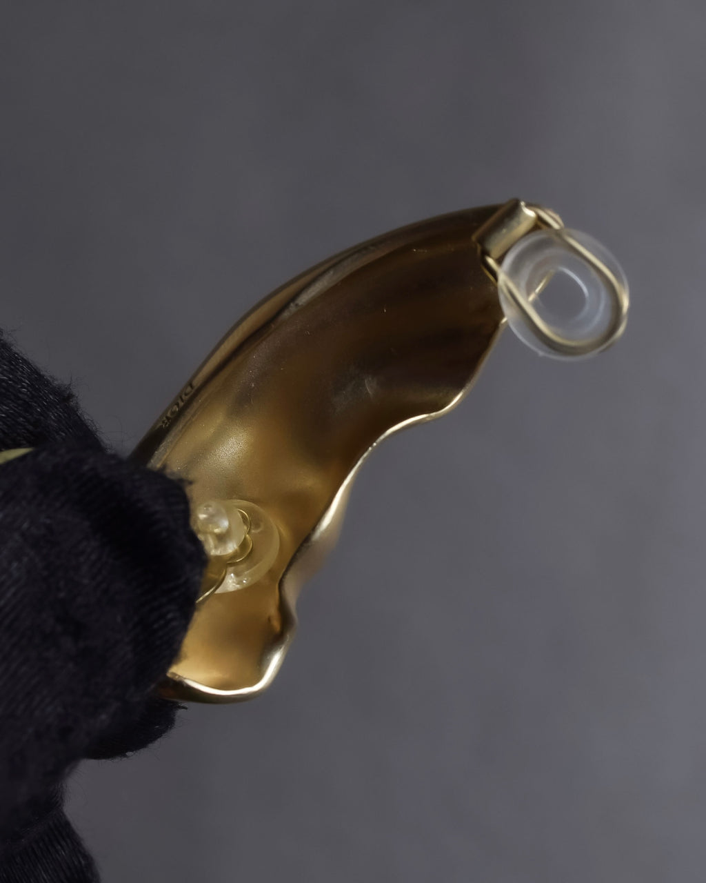 "Christian Dior" Pearl design shaped earrings