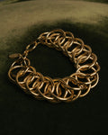 “LOEWE” 90’s-00’s gold ring chain bracelet