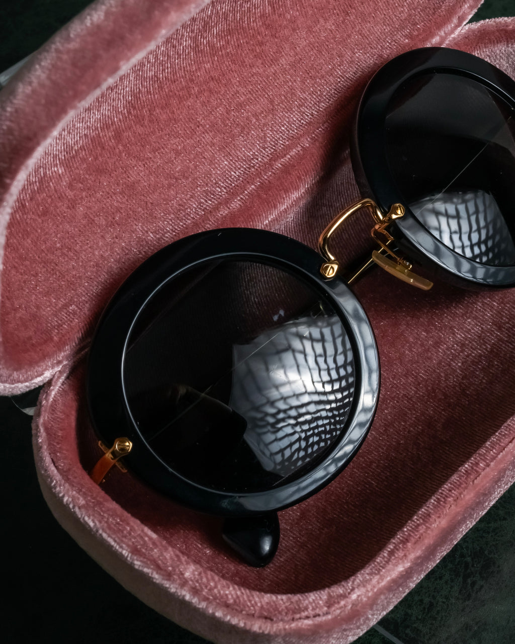 "MIU MIU" Round frame statement sunglasses