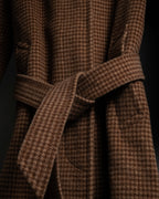 "Burberrys" 80’s-90’s Belted tweed check coat