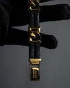 "LOEWE" 90's Square forum relief design watch