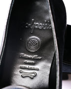 POLPETTA × Brilla per il gusto/ “ PASSO” Suede Tassel Loafers Navy