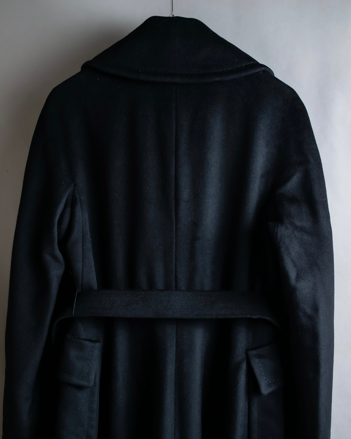 "Max Mara" Belted double breasted maxi trench coat