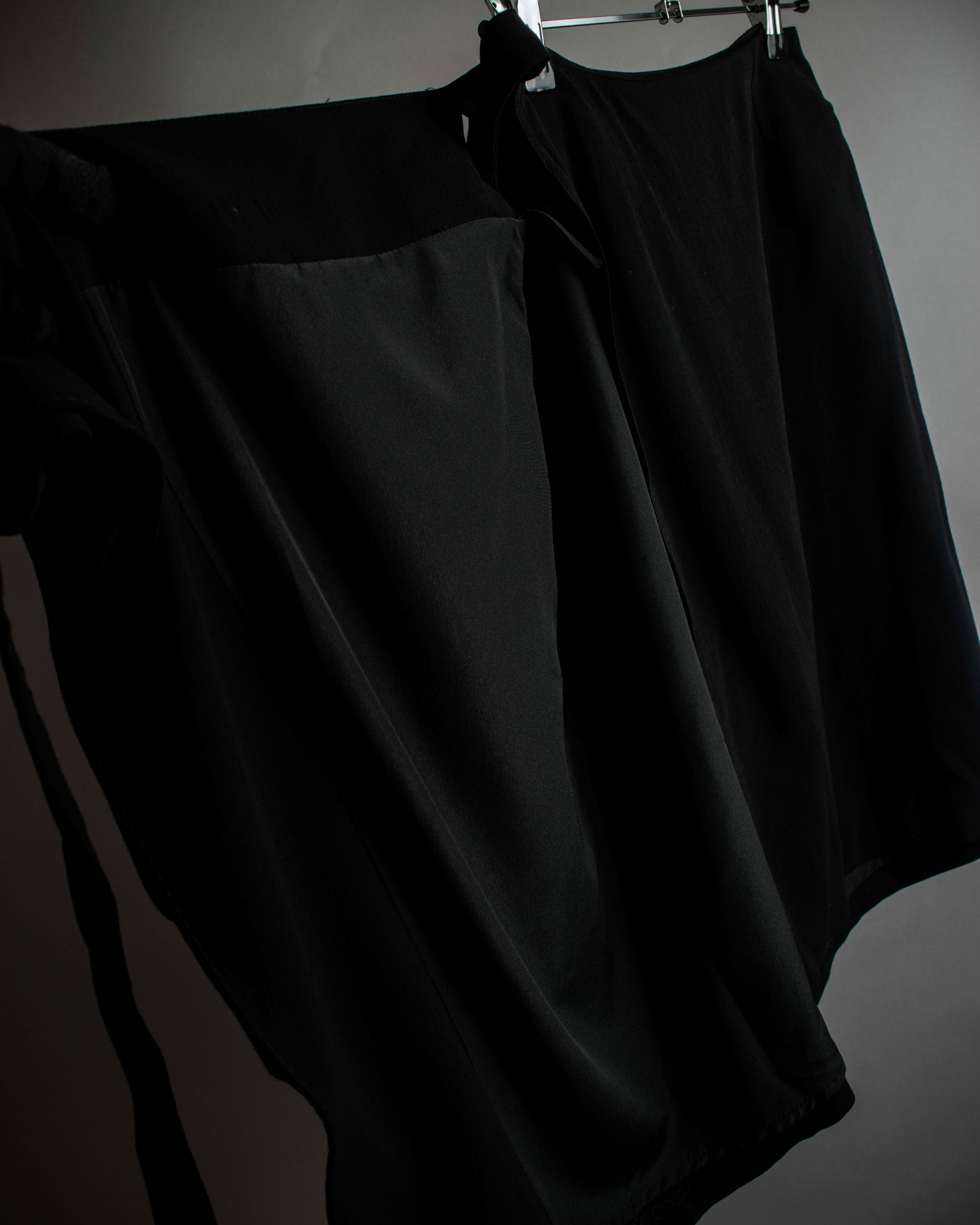 "Max Mara" Draping detail wrap skirt set up