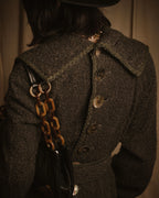 –SPECIAL– "FENDI"
Late 80s-early 90s oversized pile wool wrap coat