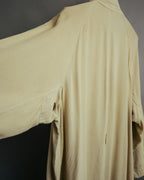 -MOOD Vintage Collections- 80’s-90’s Silk rayon drape long coat