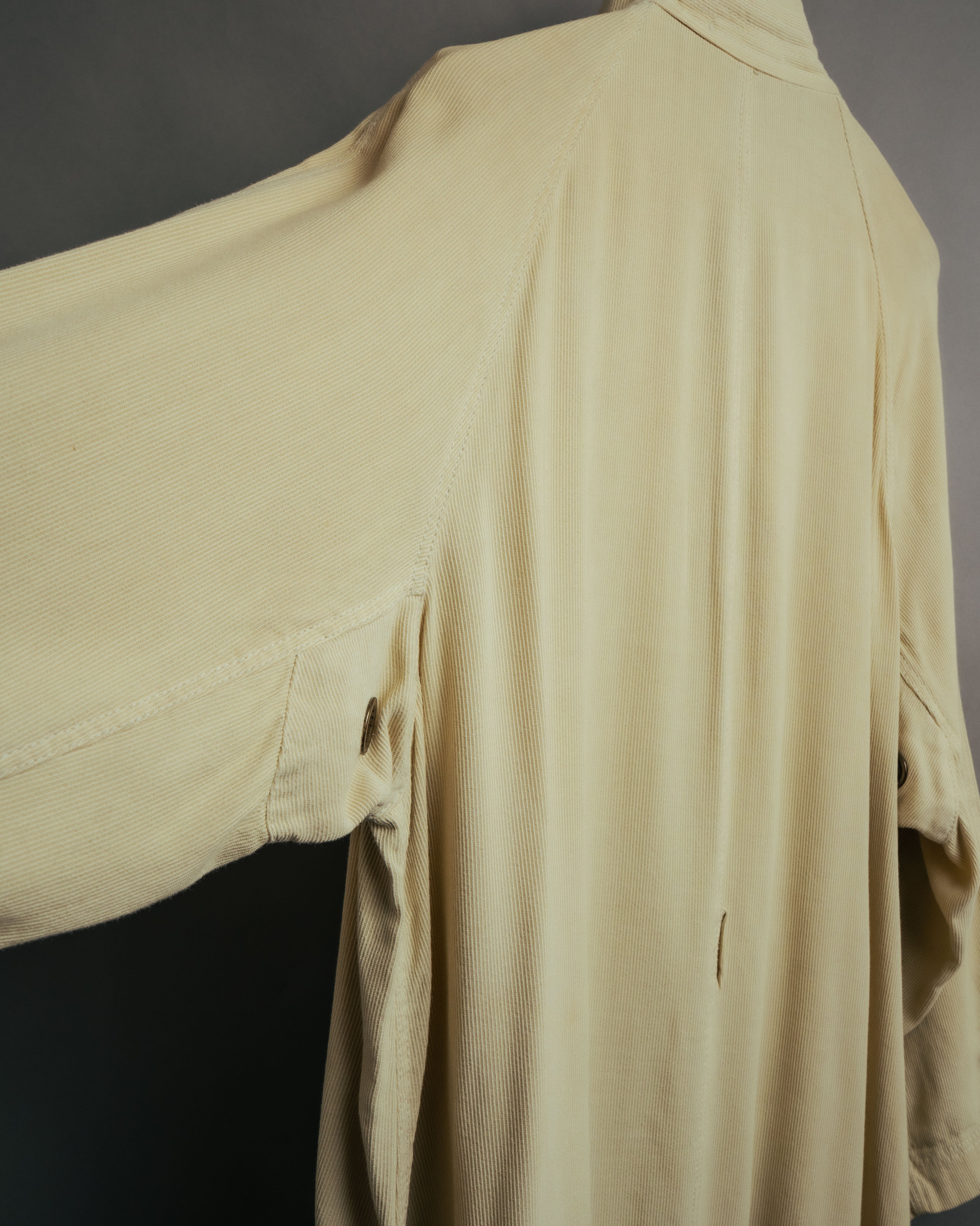 -MOOD Vintage Collections- 80’s-90’s Silk rayon drape long coat