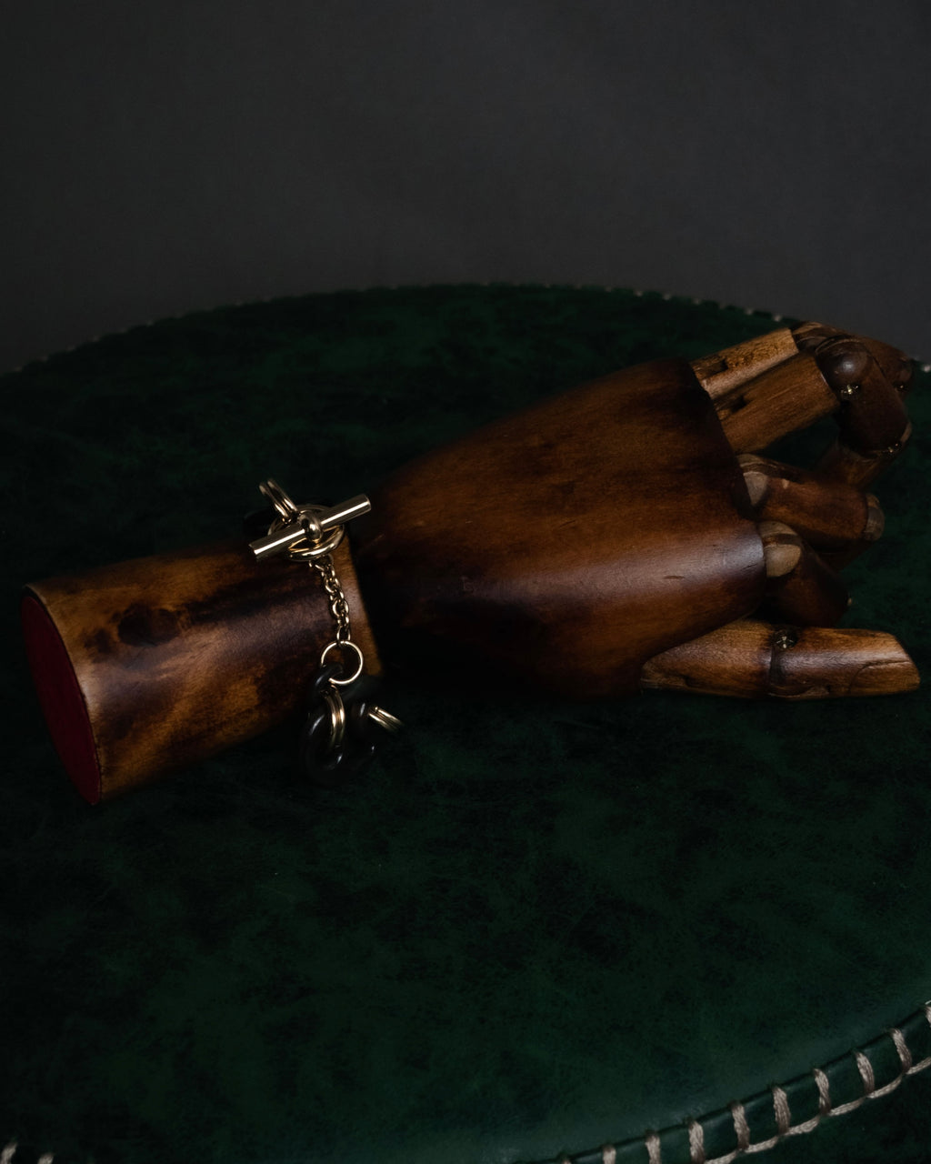 “HERMES” 20’s Eurydice horn chain bracelet