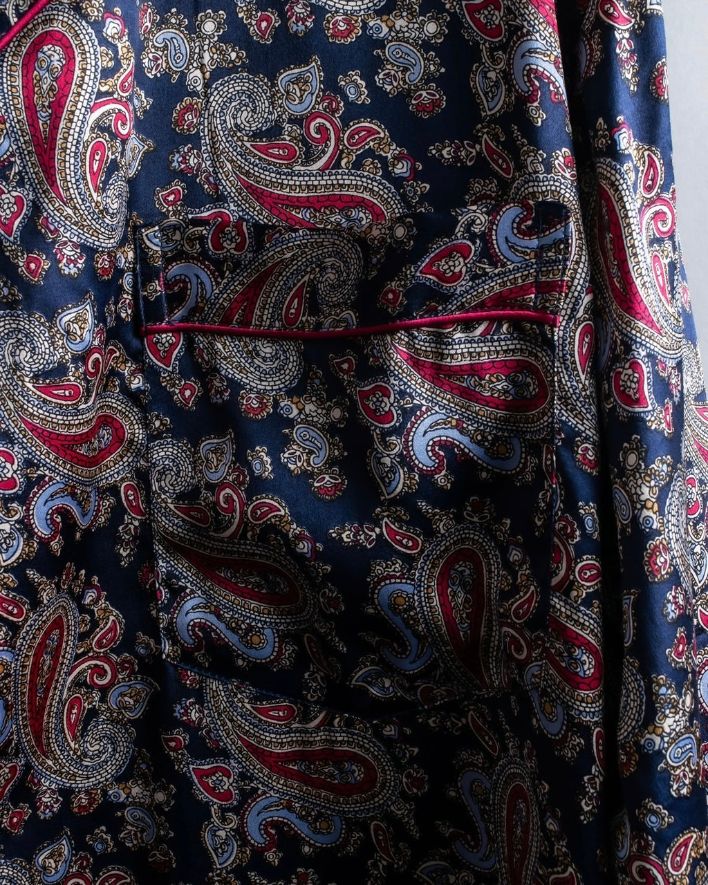 "Christian Dior" 100% silk paisley pajama set