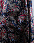 "Christian Dior" 100% silk paisley pajama set