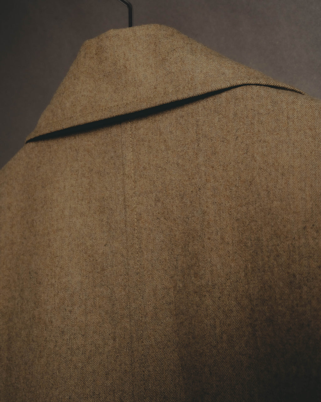 "Chloé" 70's-80's Wide-lapel double-breasted long coat