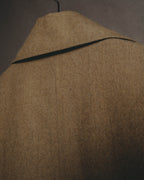 "Chloé" 70's-80's Wide-lapel double-breasted long coat