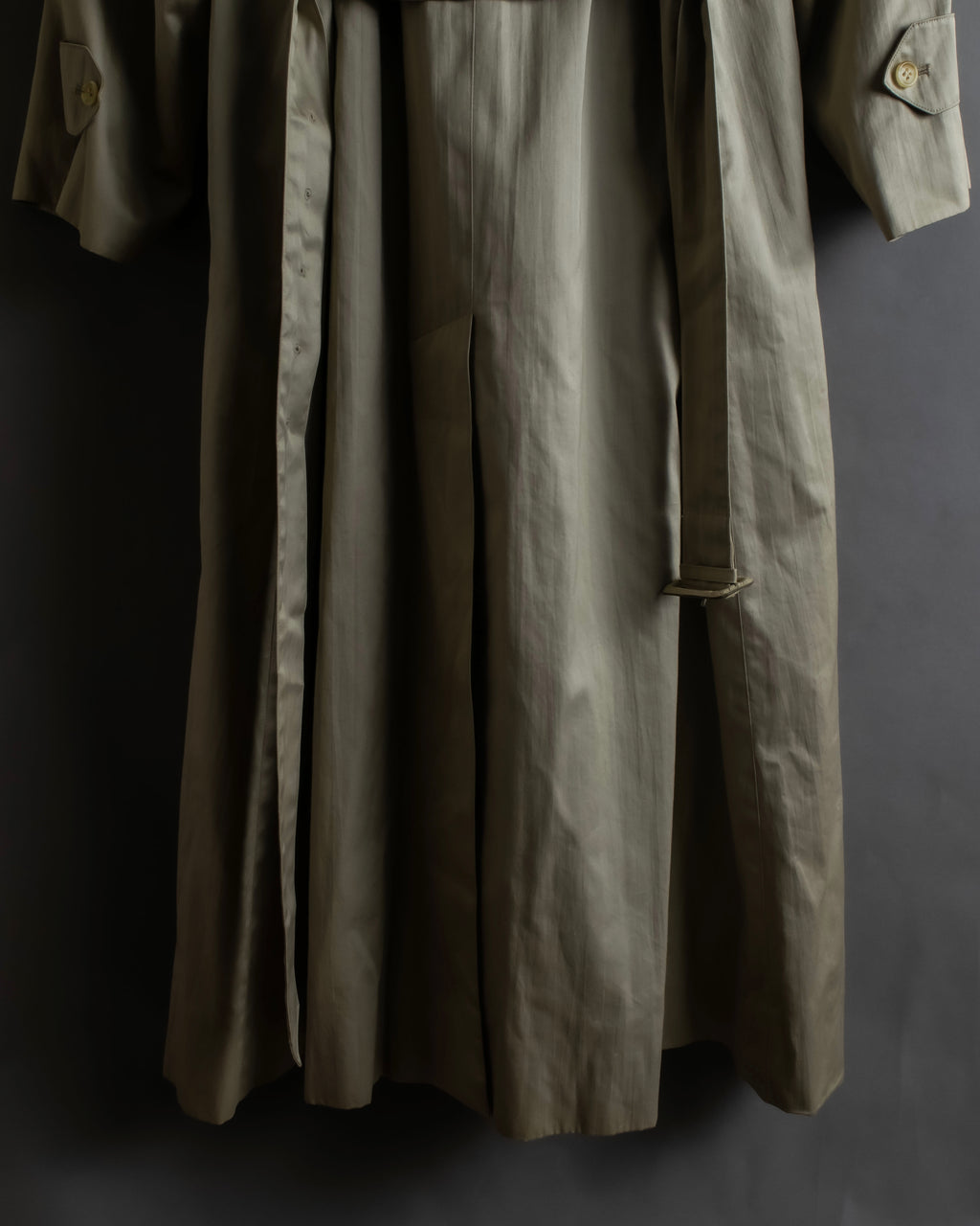 "BURBERRYS" Classic military detail maxi length trench coat