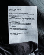 "Acne Studios" Antique design long striped coat