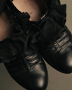 -SPECIAL- “CHANEL“ 2005-06 Paris-New York ruffle leather pumps