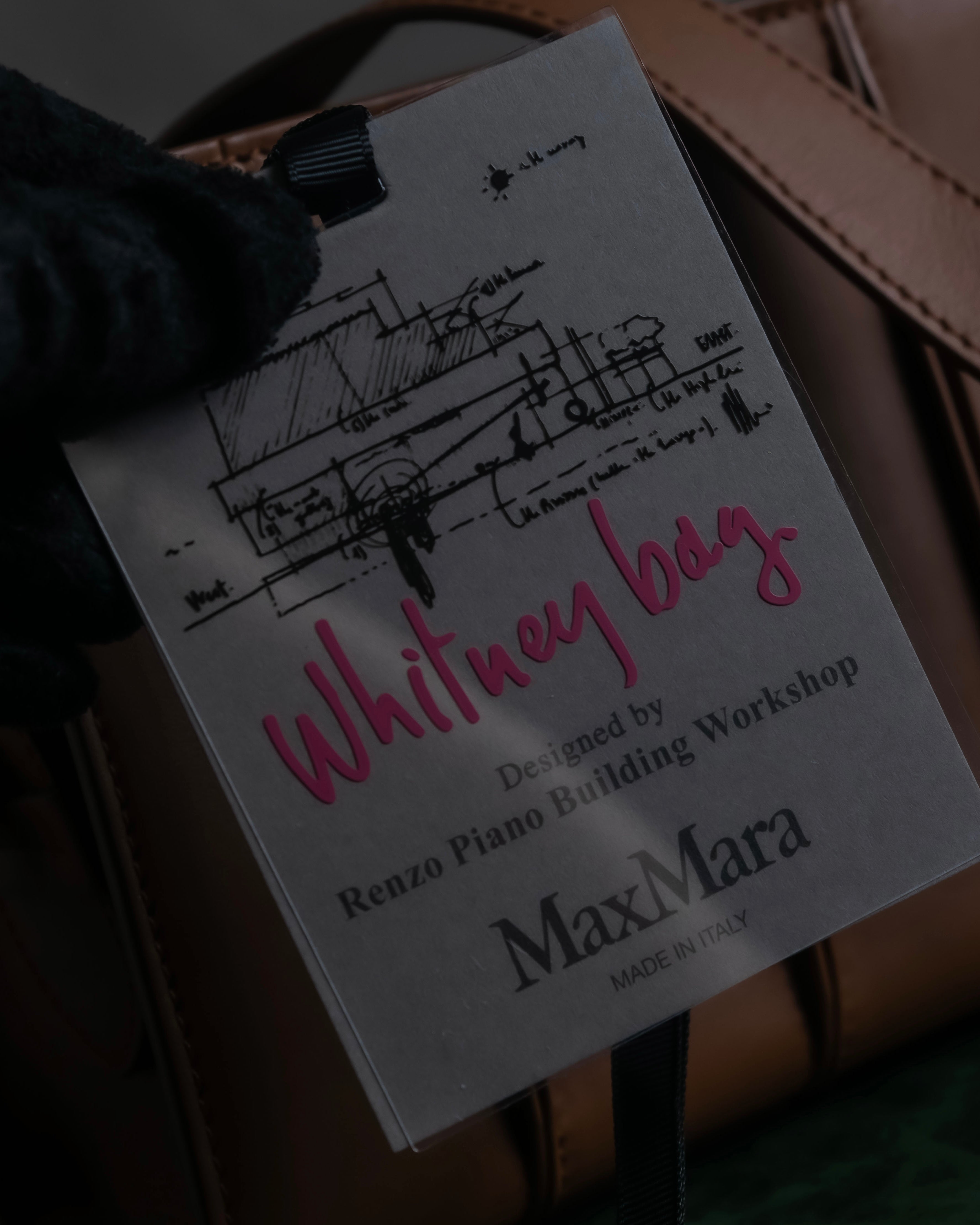 "Max Mara" Renzo Piano design Whitney bag