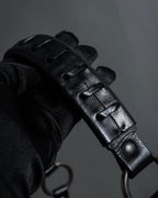 -SPECIAL- "YVES SAINT LAURENT"
00's Tom Ford period stacked ring design horizontal leather bag