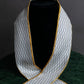 "Christian Dior" Romantic motif design silk twill Mitzah scarf