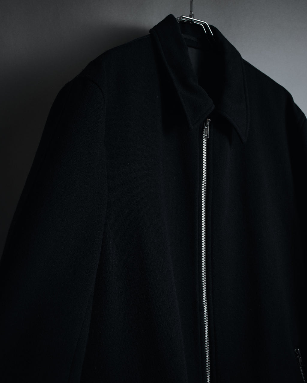 "COMME des GARÇONS HOMME"
96AW Thick wool zip-up coat