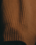 "Maison Margiela" 2021AW Textured ribbed crewneck sweater