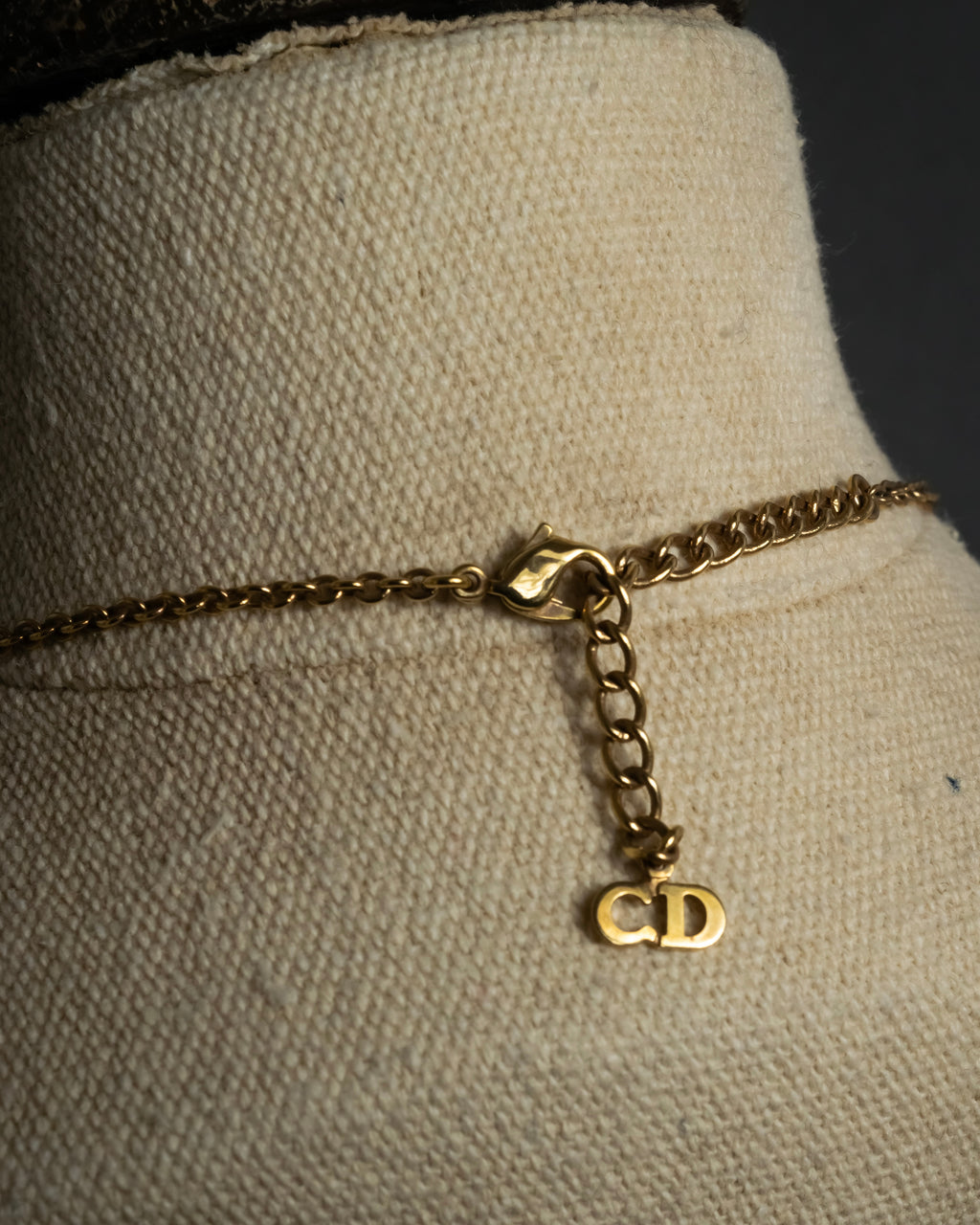 "Dior" CD logo iconic top design necklace