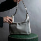 "GUCCI" Silver chain one handle shoulder bag