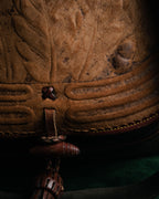 –SPECIAL– “LOEWE” 70’s-80’s Caza Cordobán embossed shoulder bag