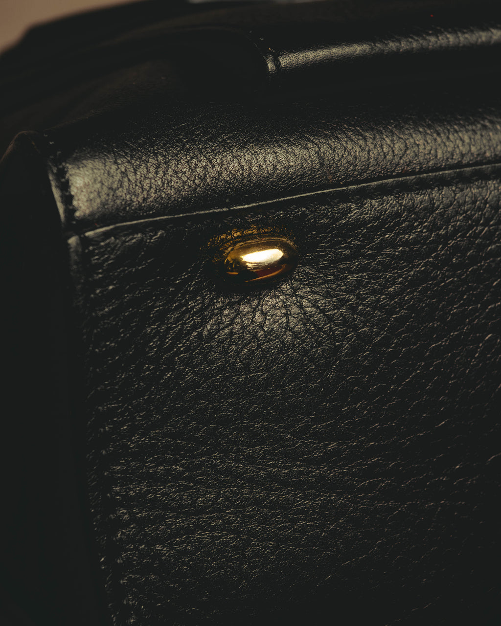 "CELINE" 80's-90's Classic leather top-handle bag