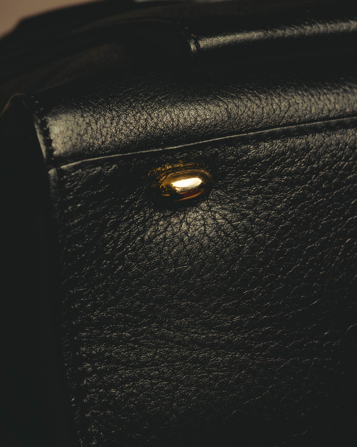 "CELINE" 80's-90's Classic leather top-handle bag