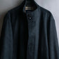 "BURBERRY" Cashmere blend stand-up collar short length blouson