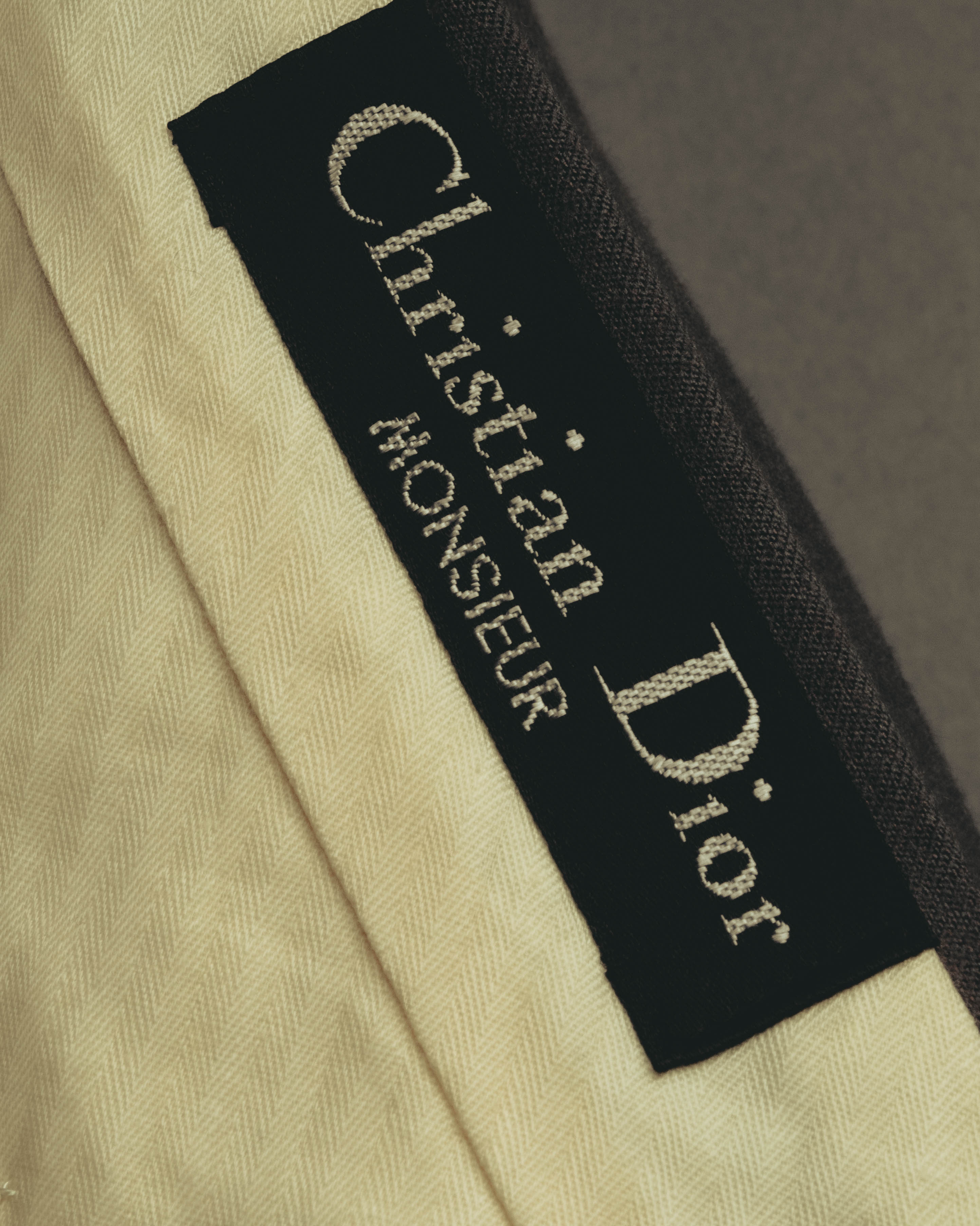 –SPECIAL– "Christian Dior" 80's-90's Classically tailored wool two-piece suit