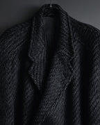 Abrigo de mezcla de mohair de doble botonadura de los años 90 de Christian Dior MONSIEUR