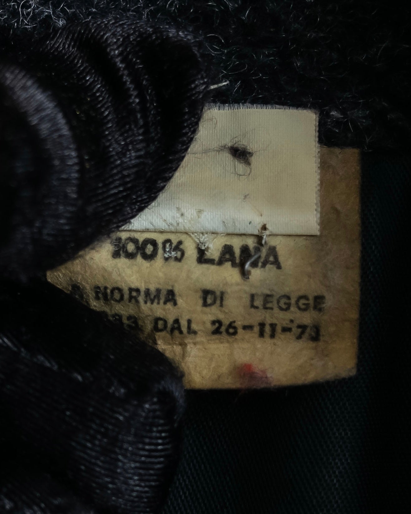 "Vintage fur collar chester coat"