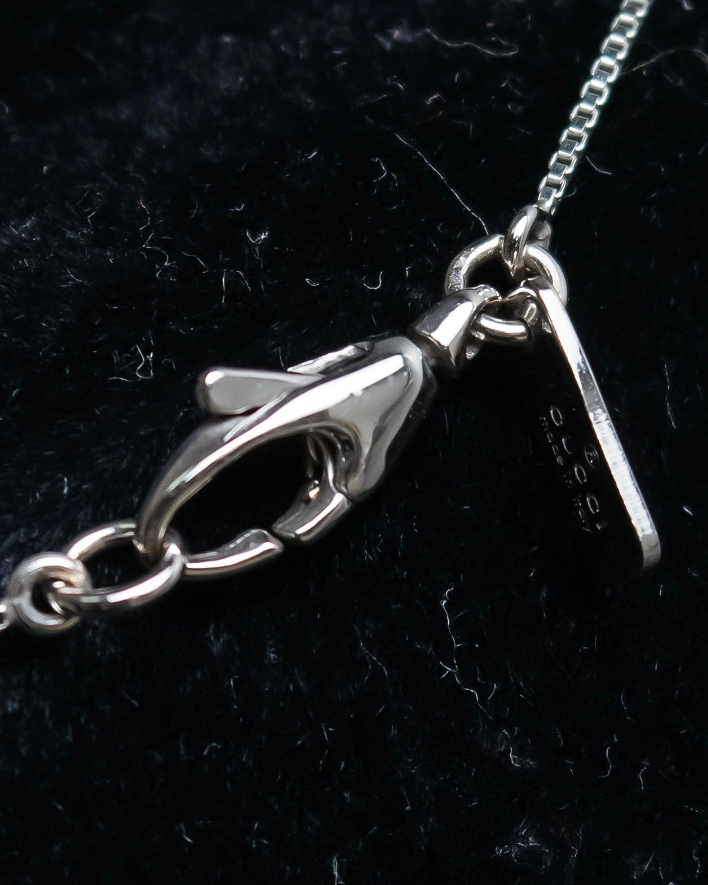 "GUCCI" Link to Love collection silver necklace