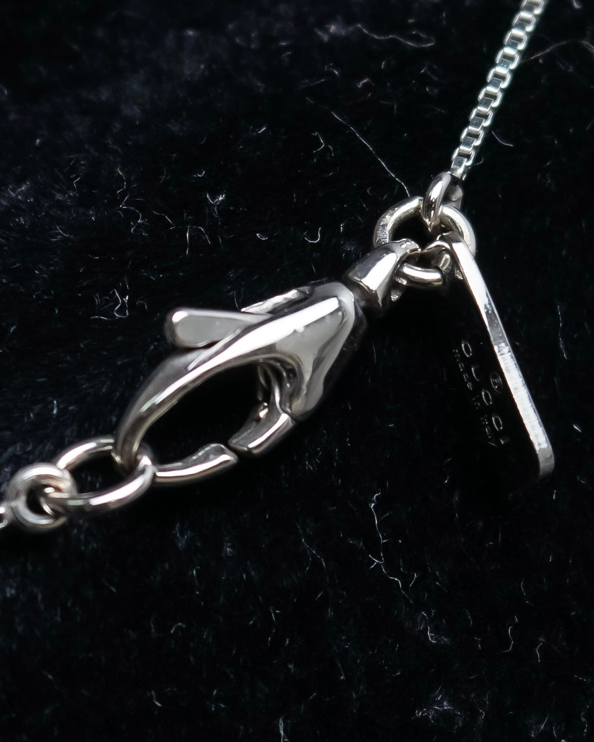 "GUCCI" Link to Love collection silver necklace