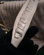 -SPECIAL- “NINA RICCI” 2012’s Ondine draped leather chain pochette bag