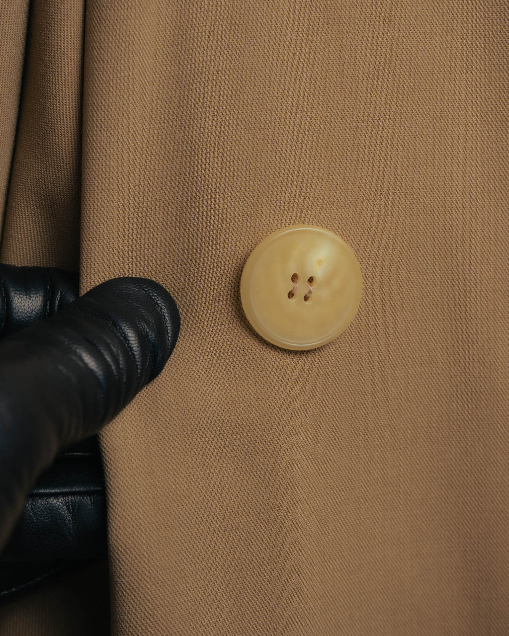 -SPECIAL- “HERMÈS” 90’s-00’s Margiela era draped wool trench coat